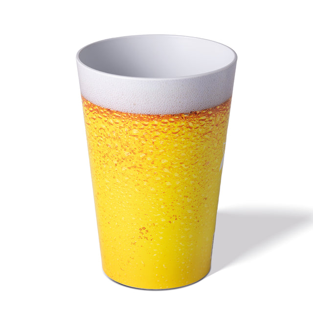 AWAVE® Drinking cup, 500 ml, made of rPET, with calibration mark, stackable