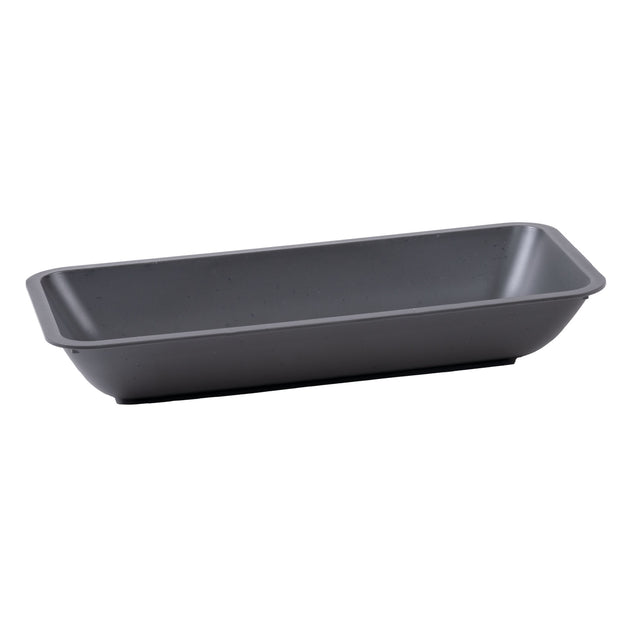 AWAVE® Festival Schale, groß, 26,9 x 13,4 x 4,2 cm, grau, rPET